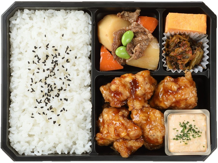 お弁当の俯瞰図（各食材のこだわり）